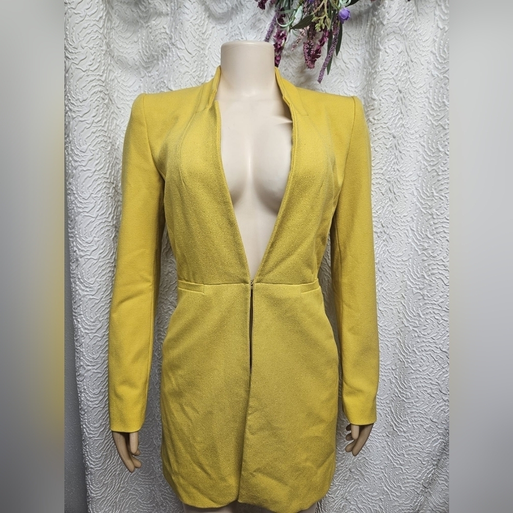 Elegant Yellow Women's Jacket